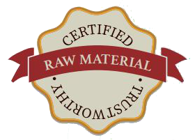 certified raw material