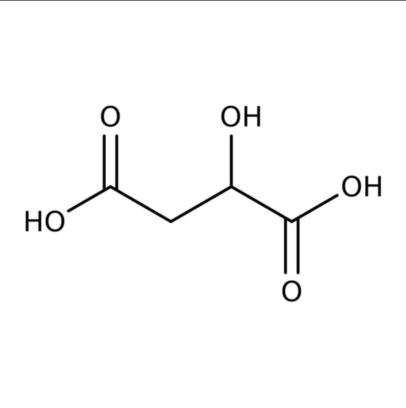 malic acid chemistry formula