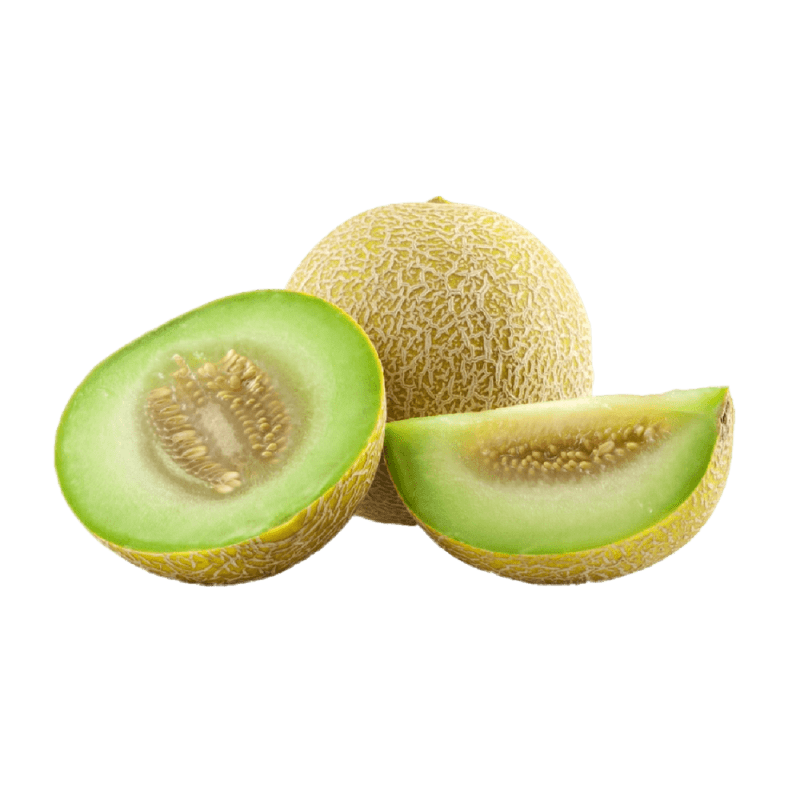 Honeydew melon soothes skin and draws moisture from the surrounding environment to hydrate the skin